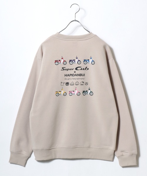 sanrio（サンリオ）の「HONDA×sanrio/ホンダ×サンリオ 『はぴだんぶい』『スーパーカブ』コラボプリントレーナー レディース メンズ（スウェット・メンズ・ホワイト/ブルー系その他2/グレー系その他/グレイッシュベージュ/ブラック/アッシュグレー/ブルー系その他/ネイビー・L/M/LL）」の22枚目の写真