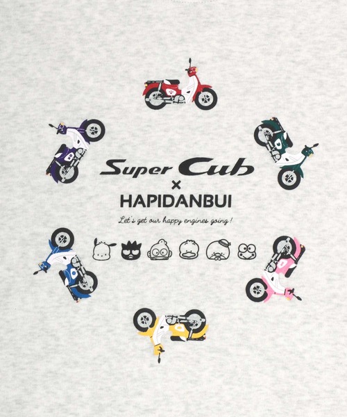 sanrio（サンリオ）の「HONDA×sanrio/ホンダ×サンリオ 『はぴだんぶい』『スーパーカブ』コラボプリントレーナー レディース メンズ（スウェット・メンズ・ホワイト/ブルー系その他2/グレー系その他/グレイッシュベージュ/ブラック/アッシュグレー/ブルー系その他/ネイビー・L/M/LL）」の15枚目の写真
