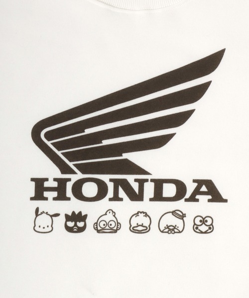 sanrio（サンリオ）の「HONDA×sanrio/ホンダ×サンリオ 『はぴだんぶい』『スーパーカブ』コラボプリントレーナー レディース メンズ（スウェット・メンズ・ホワイト/ブルー系その他2/グレー系その他/グレイッシュベージュ/ブラック/アッシュグレー/ブルー系その他/ネイビー・L/M/LL）」の13枚目の写真