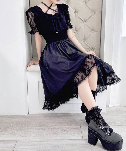 MA*RS マーズ フリル レース リボン ミニワンピース Y2K ピンク MARS