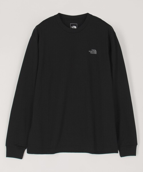 PUBLUX(パブリュクス)の「THE NORTH FACE/ザ・ノース・フェイス L/S BACK SQ LOGO T/ロングスリーブバックスクエアロゴティー(限定展開)(Tシャツ/カットソー・メンズ・ホワイト/ブラック/グレー・MEDIUM/LARGE/X-LARGE/XX-LARGE)」の2枚目の写真