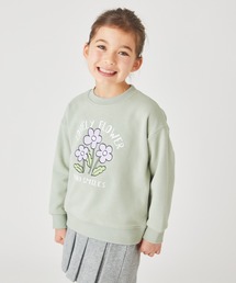ever closet（エバークローゼット）の「裏起毛プリントトレーナー（スウェット・キッズ）」