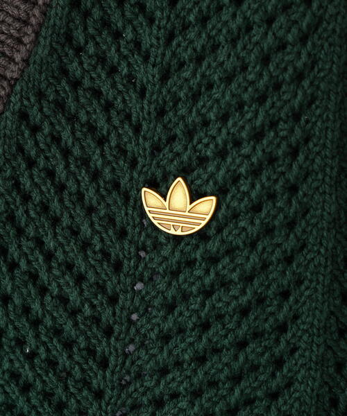 adidas(アディダス)の「adidas Originals×CLOT/アディダスオリジナルス×クロット/KNIT VEST(ベスト・メンズ・ダークグリーン系・M/L/XL)」の5枚目の写真
