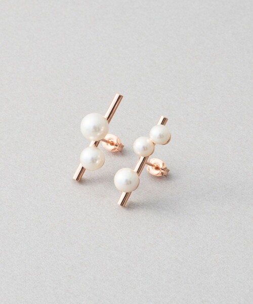 Jouete（ジュエッテ）の「ピアス カラーパール アシンメトリー（ピアス（両耳用）・レディース・プラチナム/イエローゴールド/ピンクゴールド・FREE）」の20枚目の写真