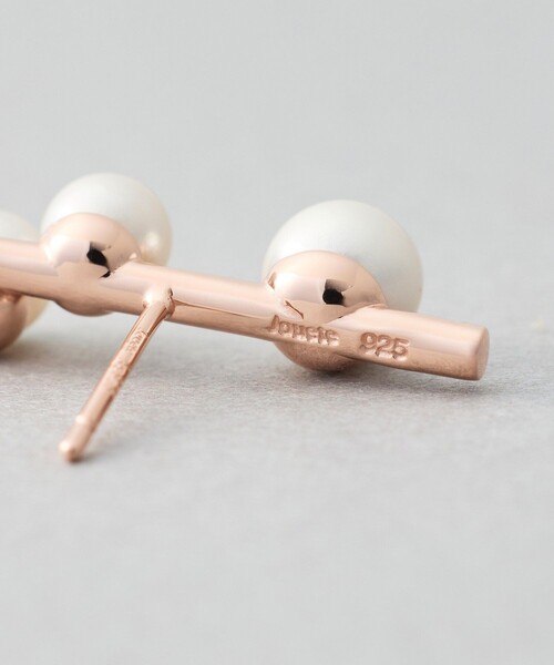 Jouete（ジュエッテ）の「ピアス カラーパール アシンメトリー（ピアス（両耳用）・レディース・プラチナム/イエローゴールド/ピンクゴールド・FREE）」の21枚目の写真