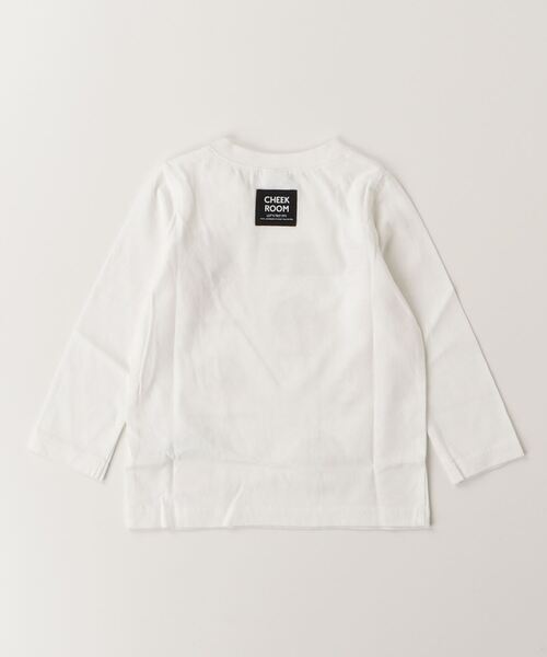 CHEEK ROOM（チークルーム）の「CHEEK ROOM/チークルーム たこ焼き　ロングＴシャツ（Tシャツ/カットソー・キッズ・オフホワイト/ブルー/ピンク・80ｃｍ/90cm/100cm/110cm/120cm/130cm）」の4枚目の写真