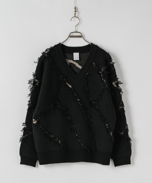 maison mill クラッシュニット Slash crash knit / スラッシュクラッシュニット（ニット/セーター