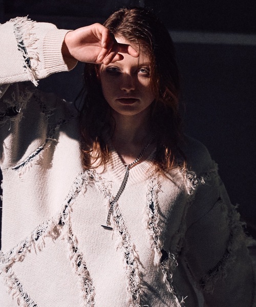 セール】Slash crash knit / スラッシュクラッシュニット（ニット