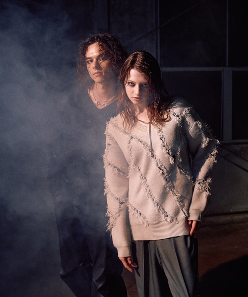 セール】Slash crash knit / スラッシュクラッシュニット（ニット