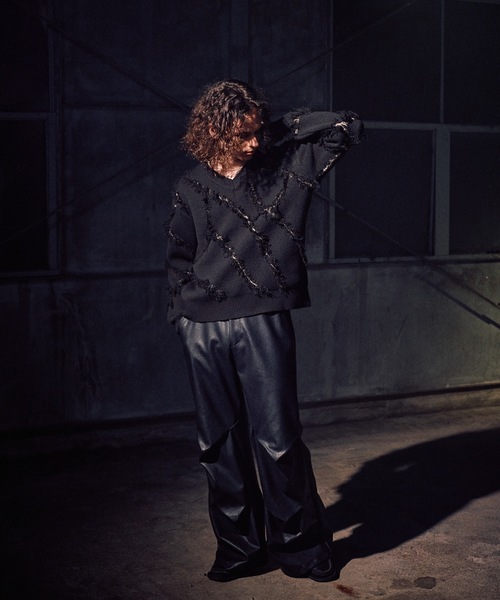 セール】Slash crash knit / スラッシュクラッシュニット（ニット