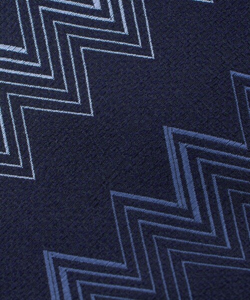 Seaward＆stearn（シーワードスターン）の「＜Seaward & Stearn＞8.0cm ジオメトリック ネクタイ（ネクタイ・メンズ・ネイビー/ダークブラウン・FREE）」の5枚目の写真