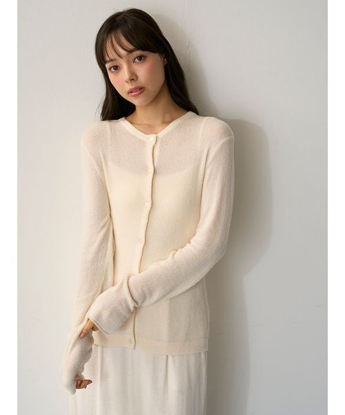 セール】シアー カーディガン（ルームウェア/パジャマ）｜gelato pique