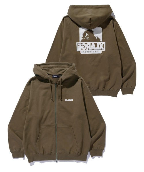 BACKSIDE OG W-ZIP HOODED SWEAT SHIRT（パーカー）｜XLARGE