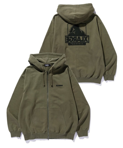 BACKSIDE OG W-ZIP HOODED SWEAT SHIRT（パーカー）｜XLARGE