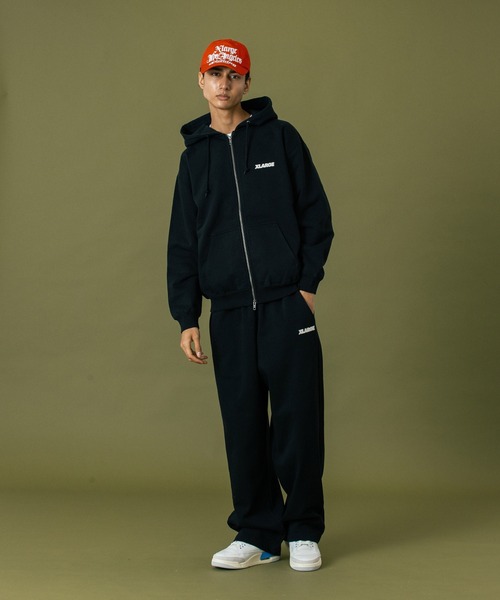 XLARGE(エクストララージ)の「BACKSIDE OG W-ZIP HOODED SWEAT SHIRT(パーカー・メンズ・ブラウン/ブラック/オリーブ/アッシュ・S/M/L/XL)」の6枚目の写真