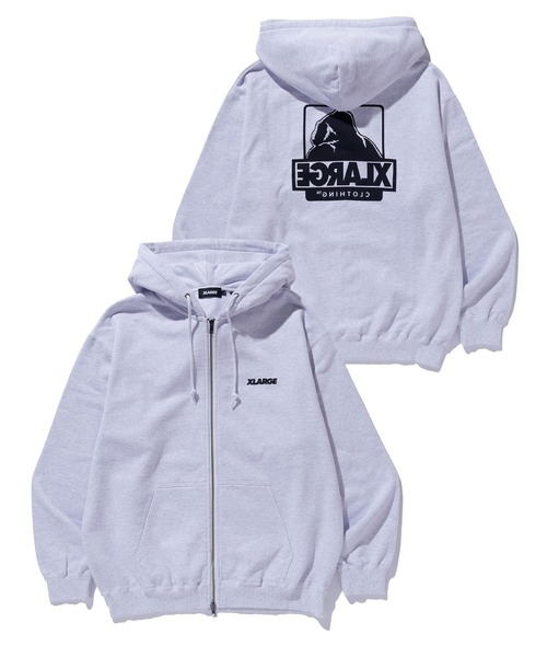 BACKSIDE OG W-ZIP HOODED SWEAT SHIRT（パーカー）｜XLARGE