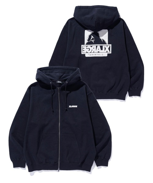 BACKSIDE OG W-ZIP HOODED SWEAT SHIRT（パーカー）｜XLARGE