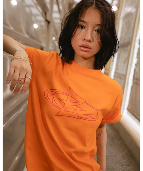 KEBOZ（ケボズ）の「BUBBLE OVER S/S TEE（Tシャツ/カットソー・レディース・パープル/オレンジ/ホワイト・S/M）」の3枚目の写真