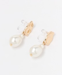 変形パールノンホールピアス / 270890