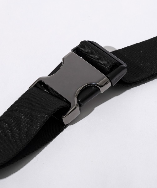 1PIU1UGUALE3 RELAXシンセティックレザー バックルベルト トート