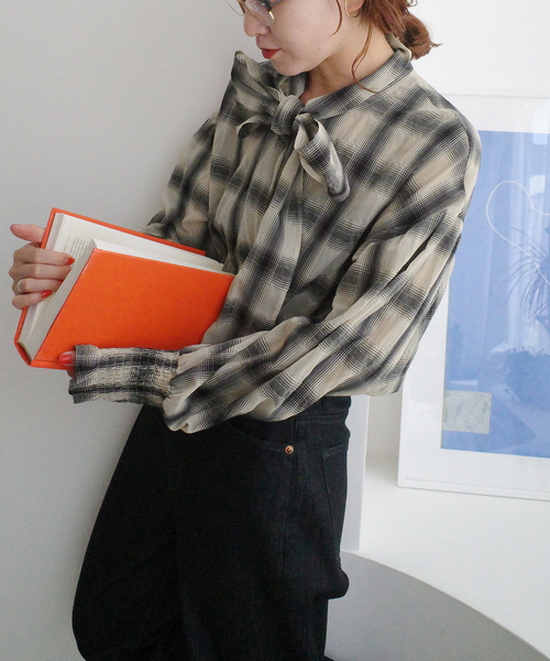 オンブレボウタイブラウス（シャツ/ブラウス）｜Spick & Span