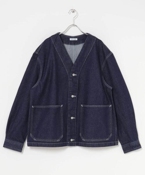 セール】FORK&SPOON JFデニムノーカラージャケット（デニムジャケット