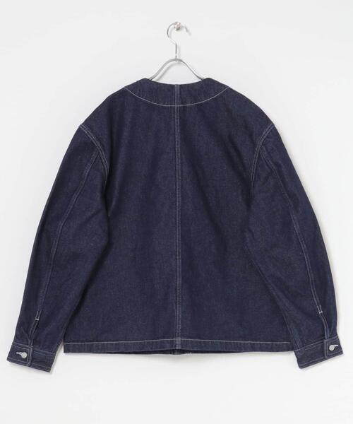 セール】FORK&SPOON JFデニムノーカラージャケット（デニムジャケット