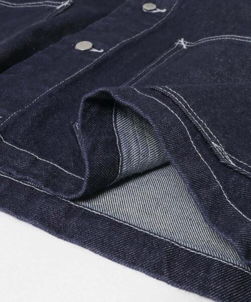 FORK&SPOON（フォークアンドスプーン）の「FORK&SPOON　JFデニムノーカラージャケット（デニムジャケット・メンズ・ワンウォッシュ/ブルー系その他・4/5）」の12枚目の写真
