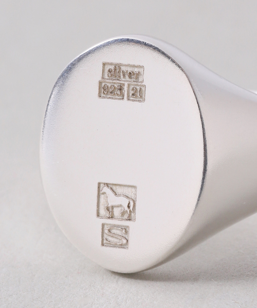 JOURNAL STANDARD（ジャーナルスタンダード）の「【JSjewelry】S925 signet ring（リング・レディース・シルバー・SMALL/MEDIUM）」の8枚目の写真