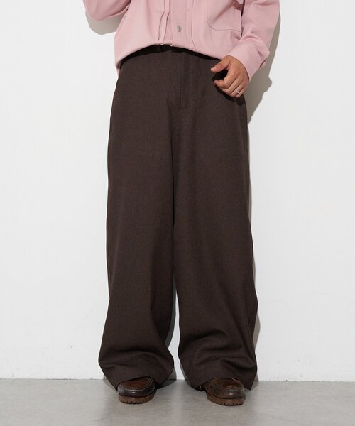 CIAOPANIC(チャオパニック)の「ワイドバギースラックス(その他パンツ・メンズ・グレー/ブラウン/ブラック・LARGE/MEDIUM)」の3枚目の写真