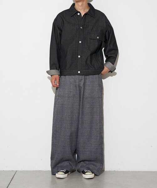 CIAOPANIC(チャオパニック)の「ワイドバギースラックス(その他パンツ・メンズ・グレー/ブラウン/ブラック・LARGE/MEDIUM)」の12枚目の写真
