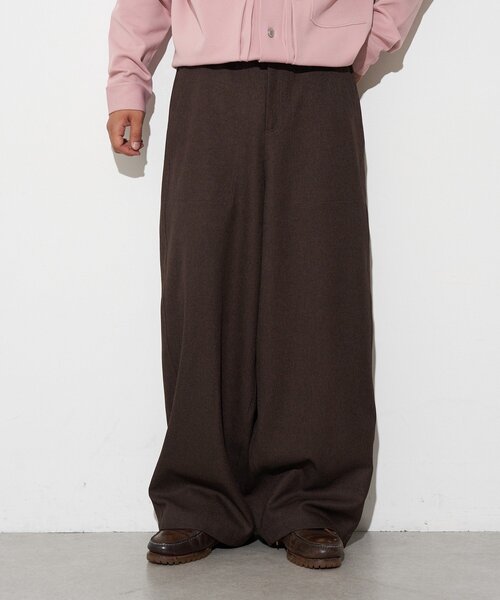 CIAOPANIC(チャオパニック)の「ワイドバギースラックス(その他パンツ・メンズ・グレー/ブラウン/ブラック・LARGE/MEDIUM)」の15枚目の写真