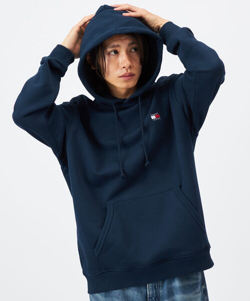tommy jeans(トミー ジーンズ)の「レギュラーバッジパーカー(スウェット・メンズ・グレー/ブラック/グリーン/ネイビー・X-SMALL/MEDIUM/LARGE/X-LARGE/SMALL)」の9枚目の写真