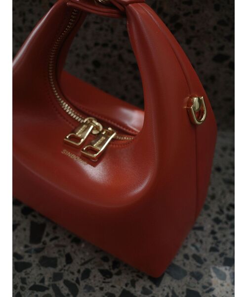 LAGUNAMOON（ラグナムーン）の「【SINBONO】Crossbody Bag（ハンドバッグ・レディース・アイボリー/ブラウン/レッド・FREE）」の3枚目の写真