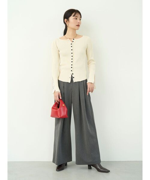 LAGUNAMOON（ラグナムーン）の「【SINBONO】Crossbody Bag（ハンドバッグ・レディース・アイボリー/ブラウン/レッド・FREE）」の10枚目の写真