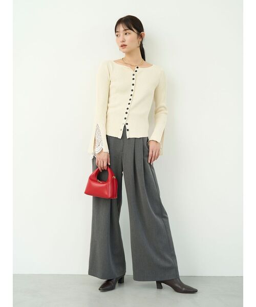 LAGUNAMOON（ラグナムーン）の「【SINBONO】Crossbody Bag（ハンドバッグ・レディース・アイボリー/ブラウン/レッド・FREE）」の11枚目の写真