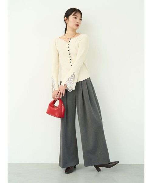 LAGUNAMOON（ラグナムーン）の「【SINBONO】Crossbody Bag（ハンドバッグ・レディース・アイボリー/ブラウン/レッド・FREE）」の12枚目の写真