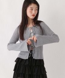 Heather（ヘザー）の「シアーラメリボンニット　590330（ニット/セーター）」