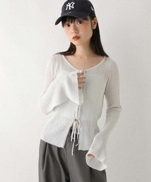 シアーラメリボンニット　590330
