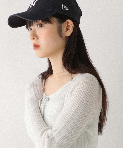 Heather(ヘザー)の「シアーラメリボンニット 590330(ニット/セーター・レディース・ブラック/オフホワイト/グレー・FREE)」の12枚目の写真