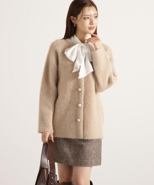 PROPORTION BODY DRESSING（プロポーションボディドレッシング）の「【青島心さん着用】フェザージャコット / 1215255901（テーラードジャケット・レディース・グレー/ホワイト系その他/ベージュ/オフホワイト・MEDIUM/SMALL）」の19枚目の写真