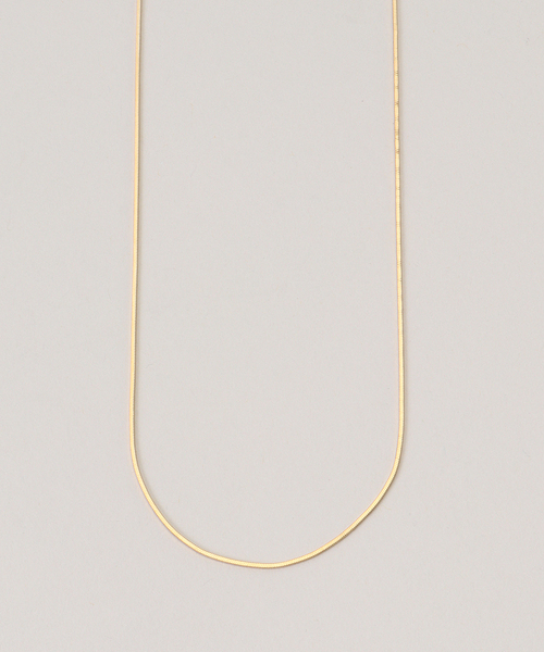 Garden of Eden（ガーデンオブエデン）の「【GARDEN OF EDEN/ガーデン オブ エデン】9KG snakechainNecklace 45cm（ネックレス・レディース・ゴールド・5）」の4枚目の写真