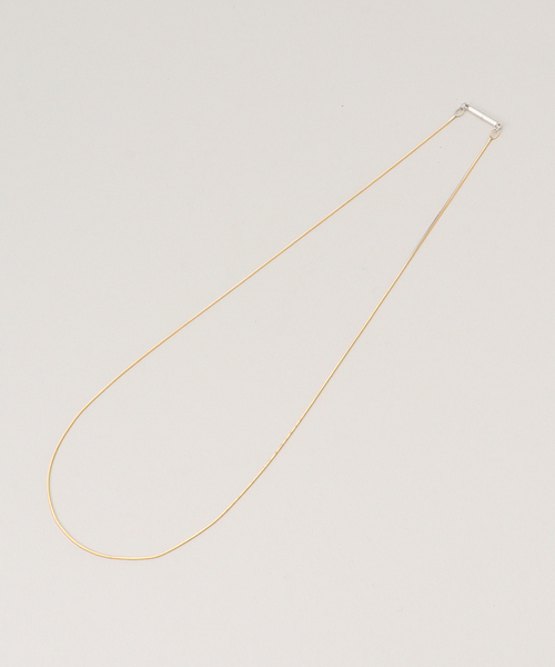 Garden of Eden（ガーデンオブエデン）の「【GARDEN OF EDEN/ガーデン オブ エデン】9KG snakechainNecklace 45cm（ネックレス・レディース・ゴールド・5）」の5枚目の写真