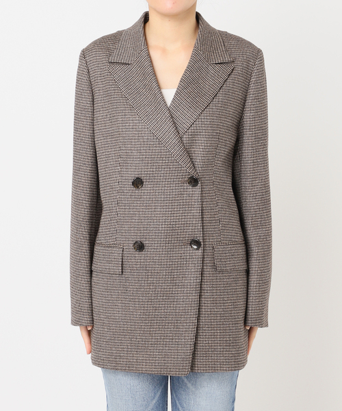 journal standard L'essage(ジャーナルスタンダードレサージュ)の「ガンクラブチェックジャケット(テーラードジャケット・レディース・ウッド・36/38)」の20枚目の写真