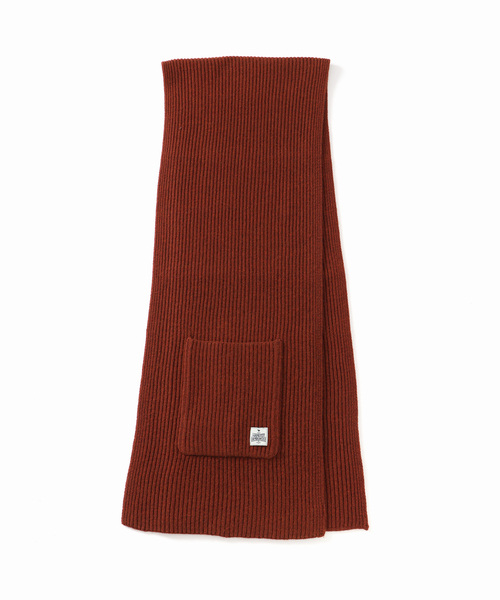 JOURNAL STANDARD relume(ジャーナルスタンダード レリューム)の「ハミルトン ウール ガーター マフラー(マフラー・メンズ・レンガ/グレー/ブラック系その他/パープル・FREE)」の18枚目の写真