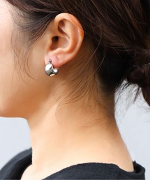 金属アレルギー対応「ieLS」ステンレス ワイドフープピアス