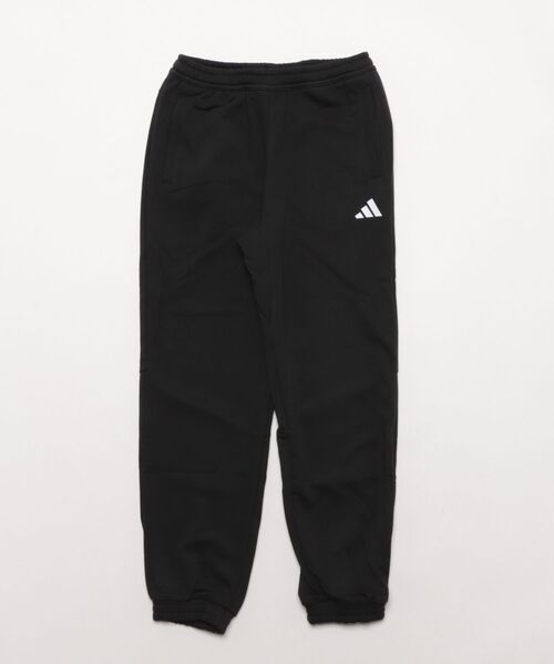 adidas(アディダス)の「adidas/アディダス U WORD パンツ キッズ ロンパン HM245(その他パンツ・キッズ・ブラック×ホワイト・130cm/140cm/150cm/160cm)」の1枚目の写真