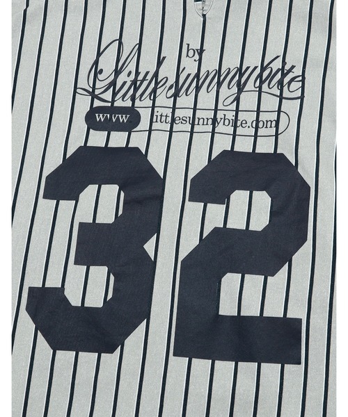 Little sunny bite(リトルサニーバイト)の「《Little Sunny Bite》baseball dress(ワンピース・レディース・グレー/ピンク/ネイビー・SMALL/MEDIUM)」の13枚目の写真