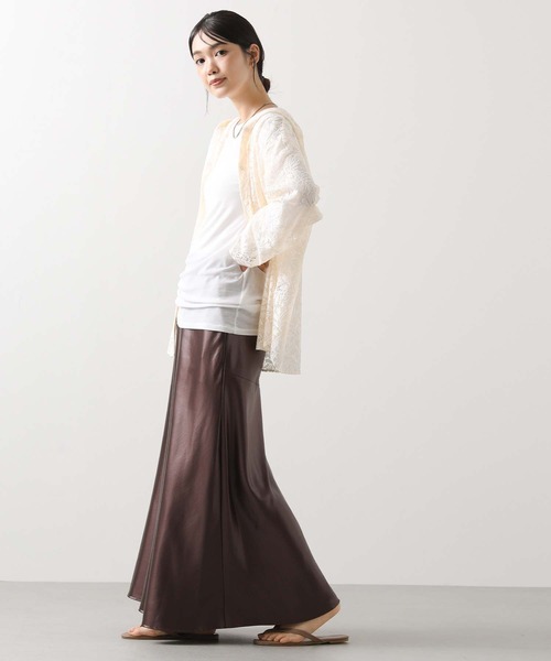 Gready Brilliant（グレディブリリアン）の「コードレースパーカーブラウス（シャツ/ブラウス・レディース・ブラック/アイボリー・38）」の4枚目の写真