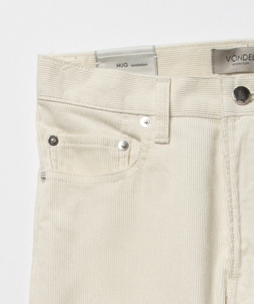 VONDEL（フォンデル）の「【CLASSY.7月号掲載】VONDEL / HUG コーデュロイパンツ（デニムパンツ・レディース・ホワイト系その他/ブラウン・26inch/24inch/25inch）」の7枚目の写真